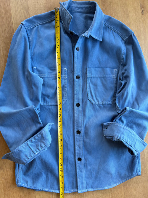 Blue Cotton Overshirt, size M