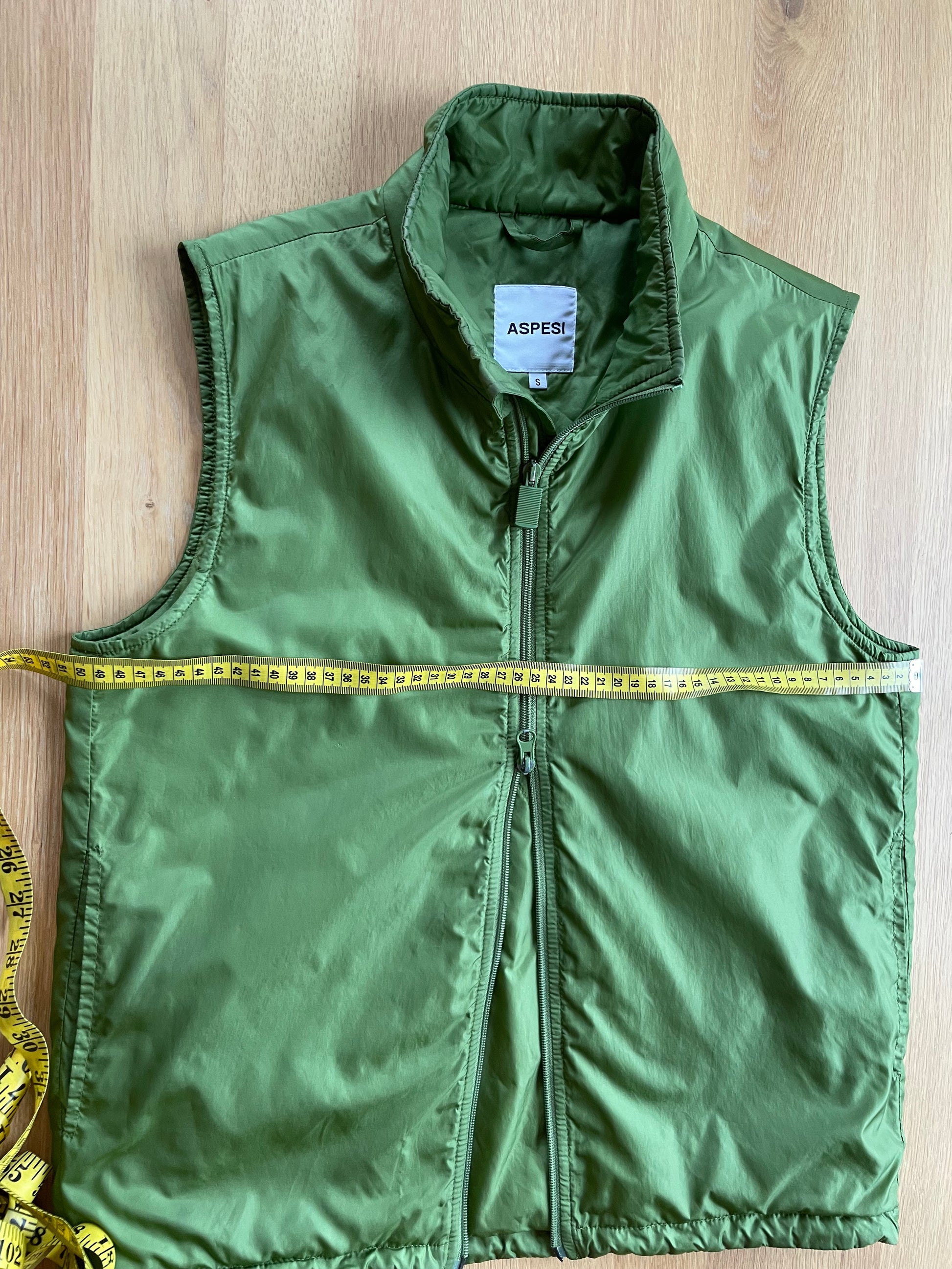 Aspesi Green Vest, size S