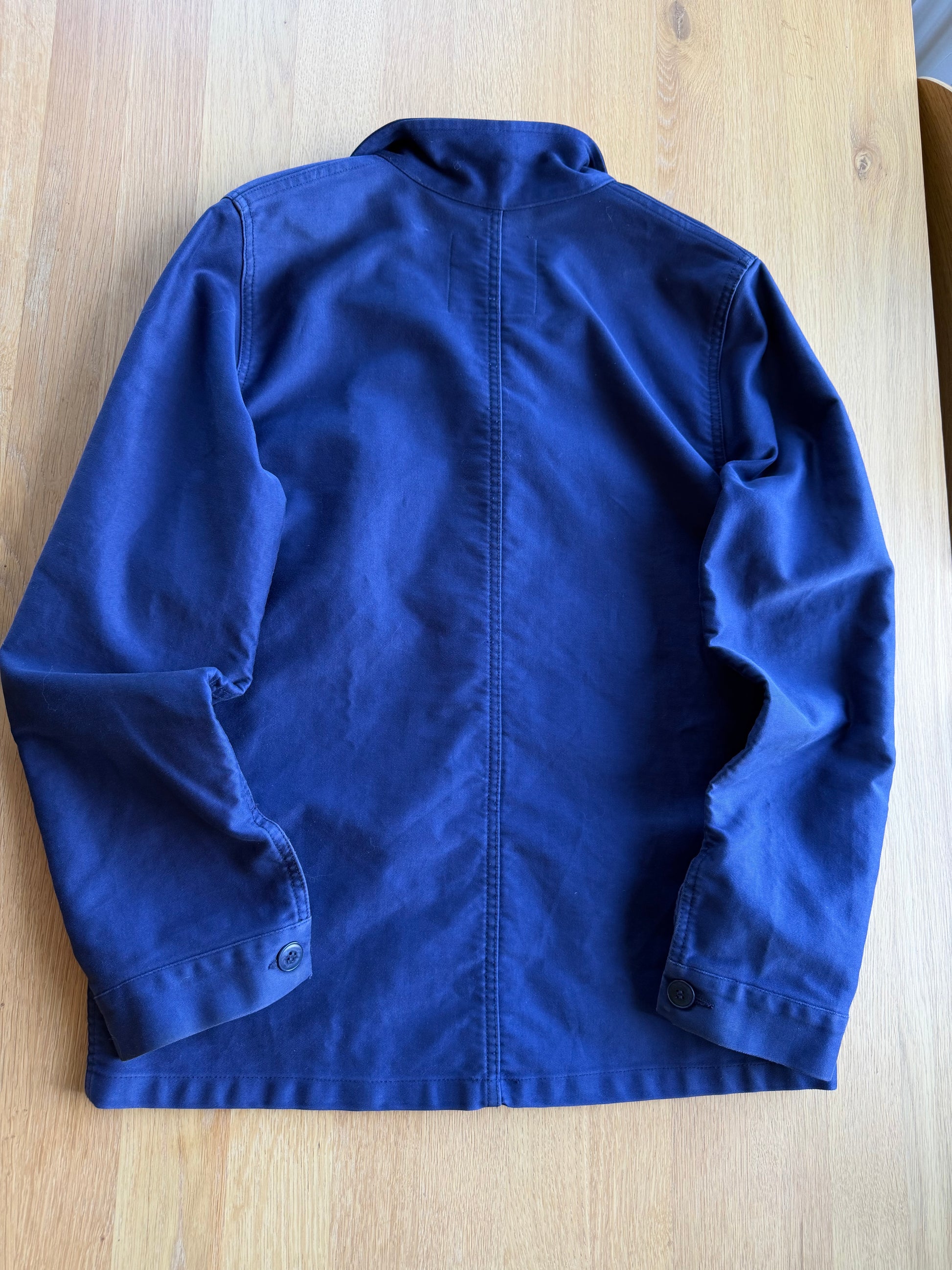 Le Mont St Michel Navy Chore Jacket, size M