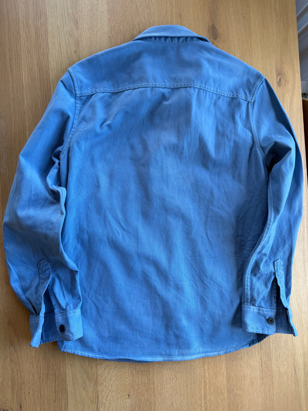 Blue Cotton Overshirt, size M