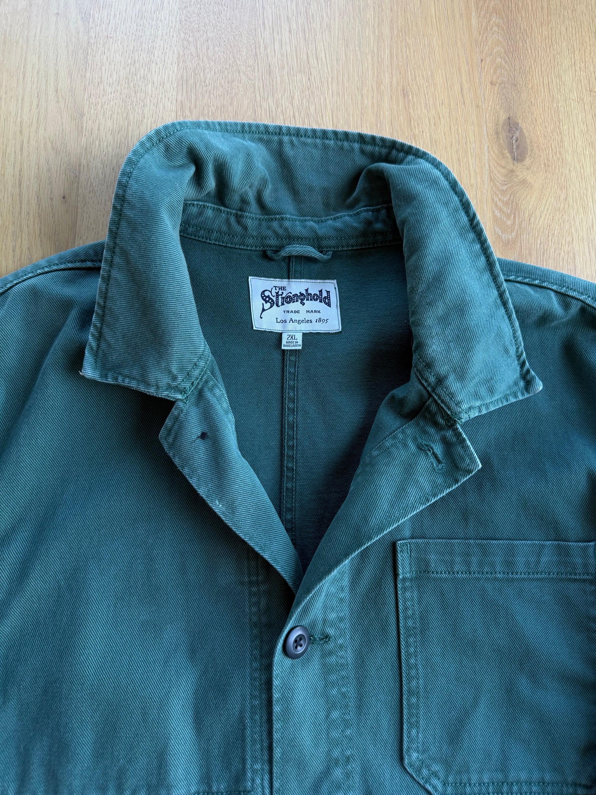 The Stronghold Green Chore Jacket, size XXL